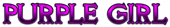 PURPLE GIRL Logo Style