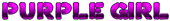 PURPLE GIRL Logo Style