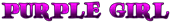 PURPLE GIRL Logo Style