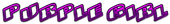 PURPLE GIRL Logo Style