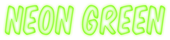 Neon Green Logo Style