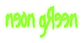 Neon Green Logo Style