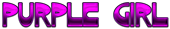 PURPLE GIRL Logo Style