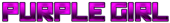 PURPLE GIRL Logo Style