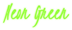 Neon Green Logo Style