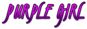 PURPLE GIRL Logo Style