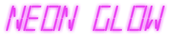 Neon Glow Logo Style