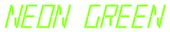 Neon Green Logo Style