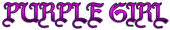 PURPLE GIRL Logo Style