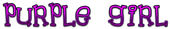 PURPLE GIRL Logo Style