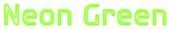 Neon Green Logo Style