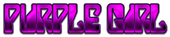 PURPLE GIRL Logo Style