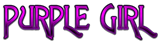 PURPLE GIRL Logo Style