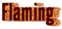 Flaming Logo Style