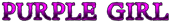 PURPLE GIRL Logo Style