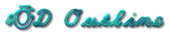 3D Outline Textured Logo Style
