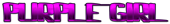 PURPLE GIRL Logo Style