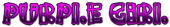 PURPLE GIRL Logo Style