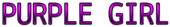 PURPLE GIRL Logo Style