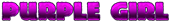 PURPLE GIRL Logo Style