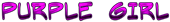 PURPLE GIRL Logo Style