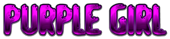 PURPLE GIRL Logo Style