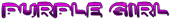 PURPLE GIRL Logo Style