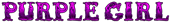 PURPLE GIRL Logo Style