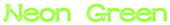 Neon Green Logo Style