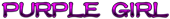 PURPLE GIRL Logo Style