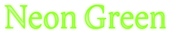 Neon Green Logo Style