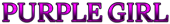 PURPLE GIRL Logo Style