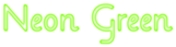 Neon Green Logo Style