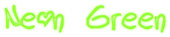 Neon Green Logo Style