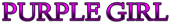 PURPLE GIRL Logo Style