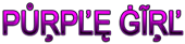 PURPLE GIRL Logo Style