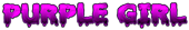 PURPLE GIRL Logo Style