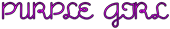 PURPLE GIRL Logo Style