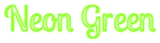 Neon Green Logo Style