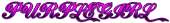 PURPLE GIRL Logo Style