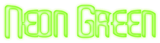 Neon Green Logo Style