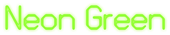 Neon Green Logo Style