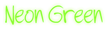 Neon Green Logo Style