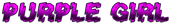 PURPLE GIRL Logo Style