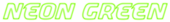 Neon Green Logo Style