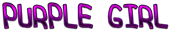 PURPLE GIRL Logo Style