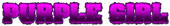 PURPLE GIRL Logo Style