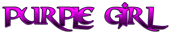 PURPLE GIRL Logo Style