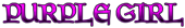 PURPLE GIRL Logo Style