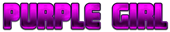 PURPLE GIRL Logo Style